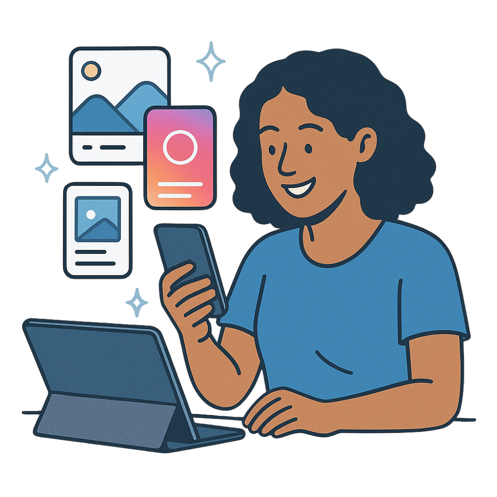 Automated Instagram content creation from blog posts