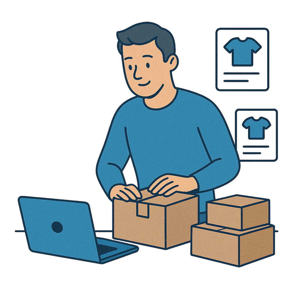 Shopify store with automated content marketing