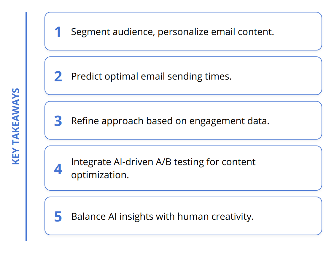 Key Takeaways - AI Email Campaign Optimization: Tips and Tricks