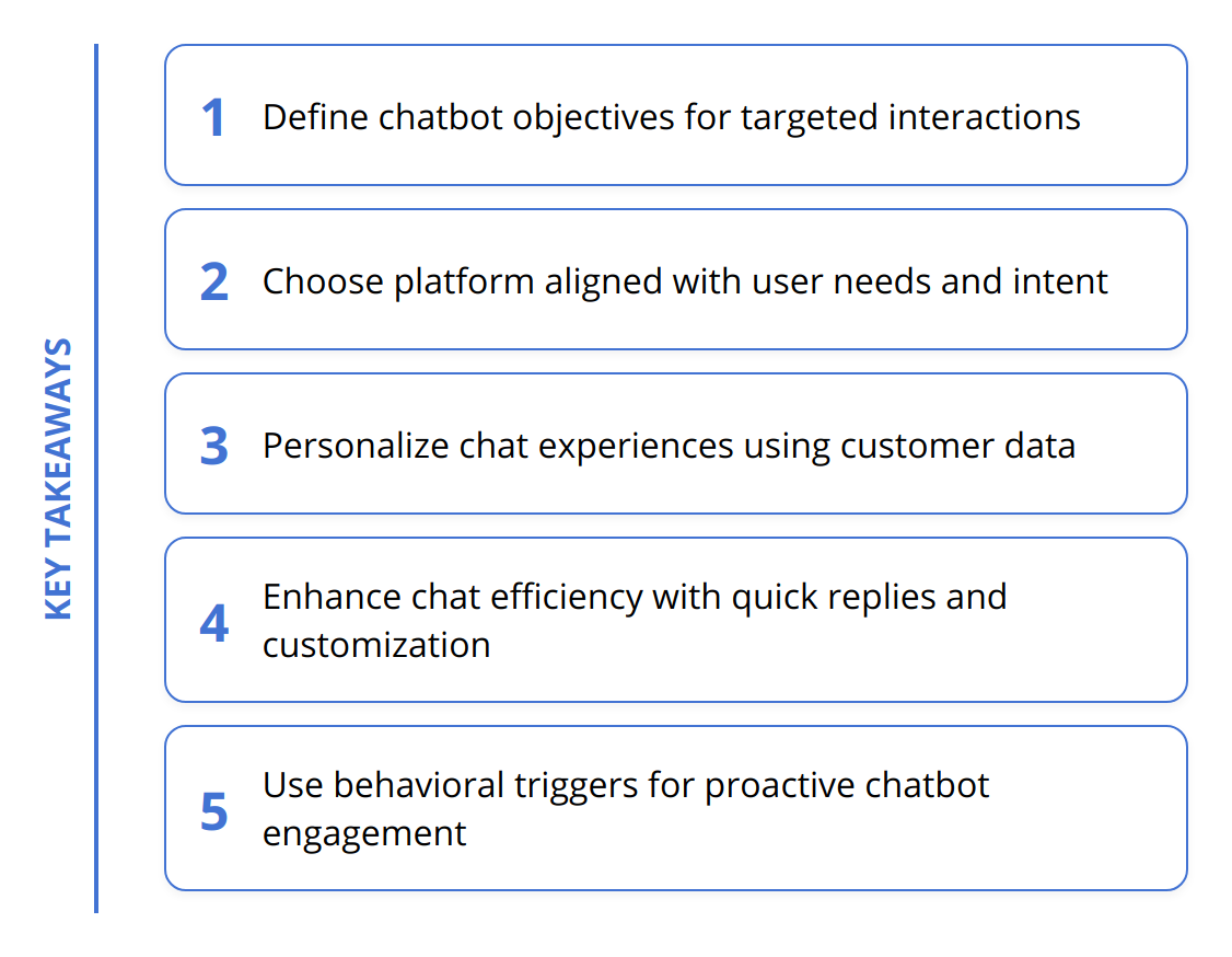 Key Takeaways - Chatbot Marketing Best Practices [Pro Tips]