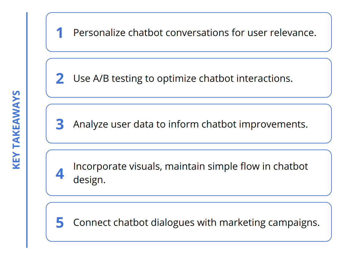 Key Takeaways - How to Boost Your Chatbot's Conversion Strategies