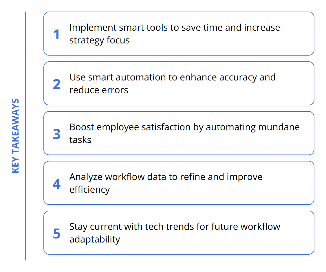 Key Takeaways - Smart Automation Workflows: Streamlining Operations