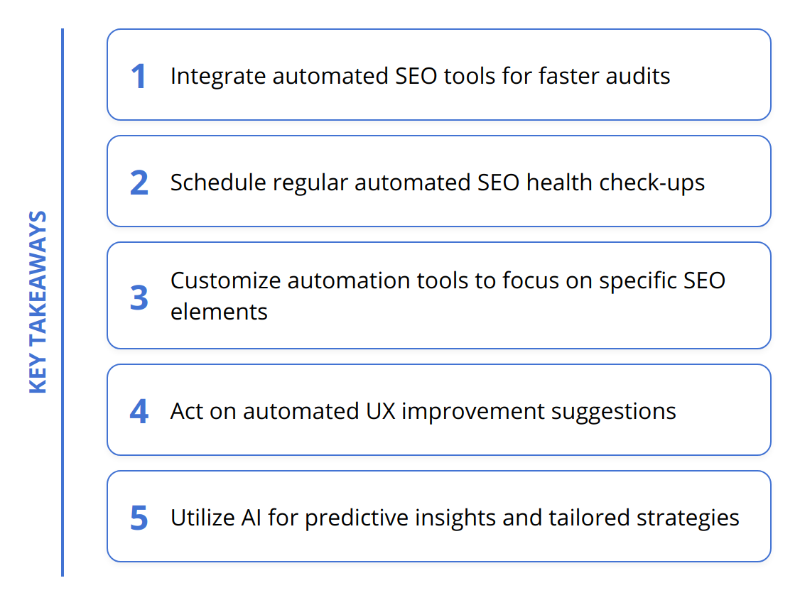 Key Takeaways - Why Automated SEO Audits are the Future of Website Optimization