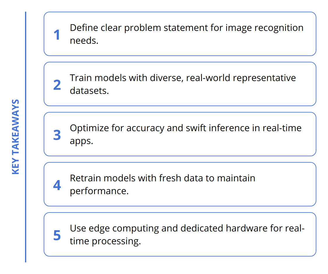 Key Takeaways - AI-Powered Image Recognition: Best Practices