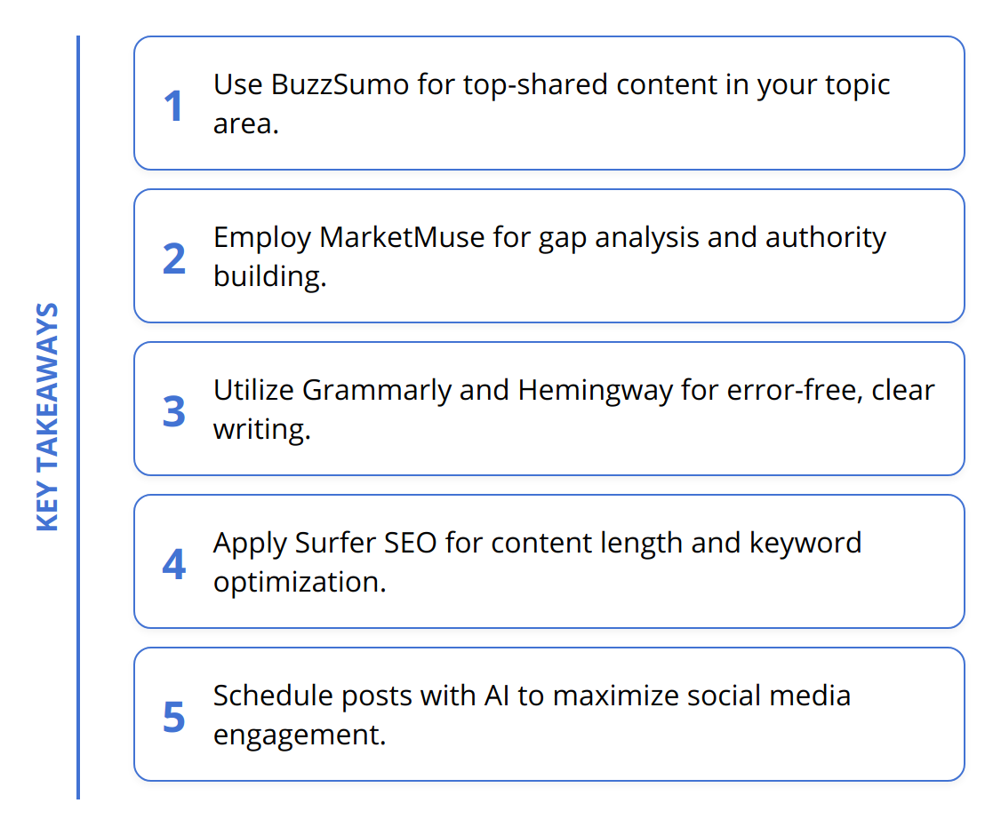 Key Takeaways - How to Enhance Your Content Creation with AI Assistance