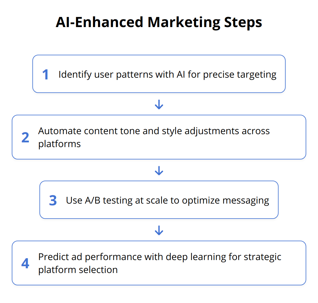 Flow Chart - AI-Enhanced Marketing Steps
