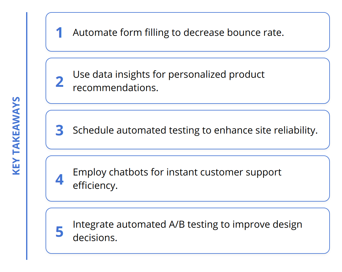 Key Takeaways - What User Experience Automation Can Do for Your Website