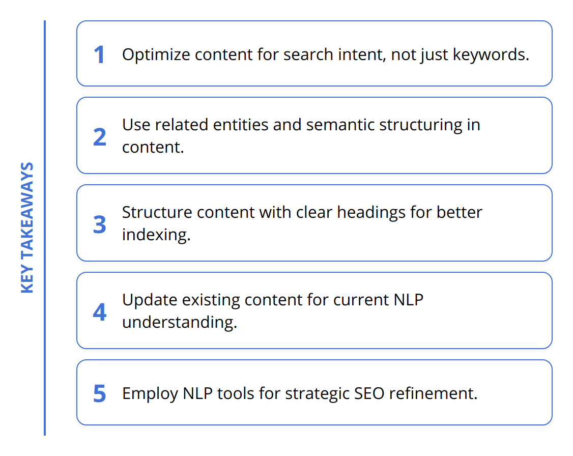 Key Takeaways - Why Natural Language Processing is a Game Changer for SEO
