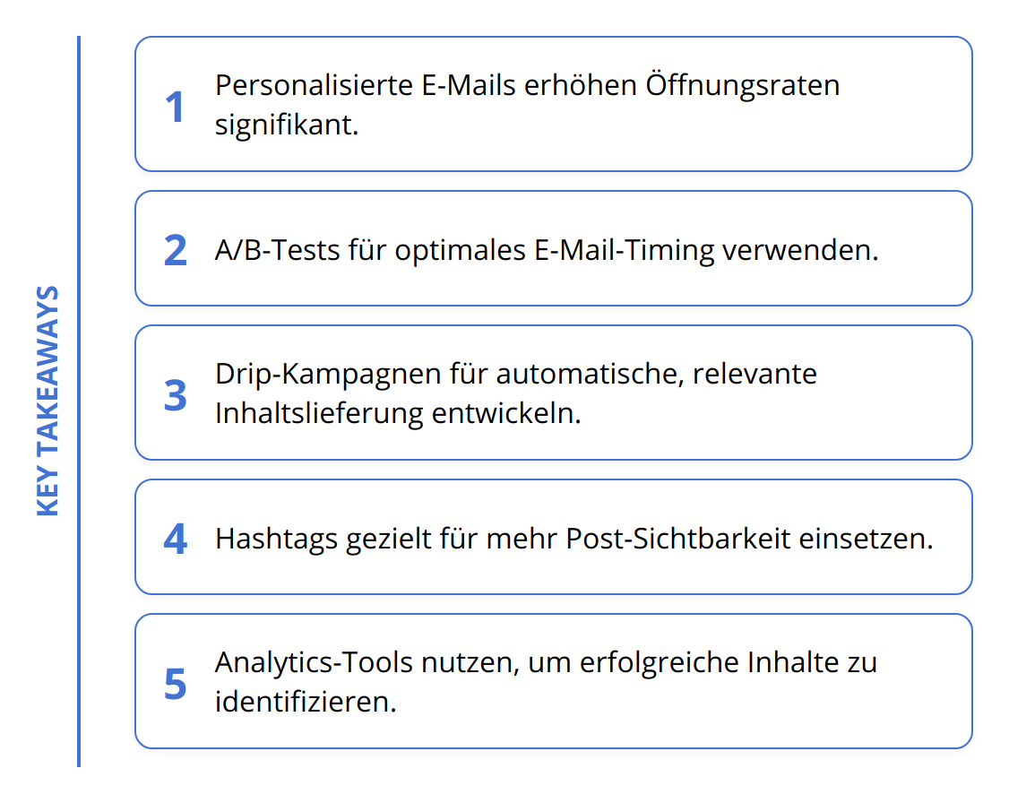 Key Takeaways - Marketing Automation Beispiele Erklärt