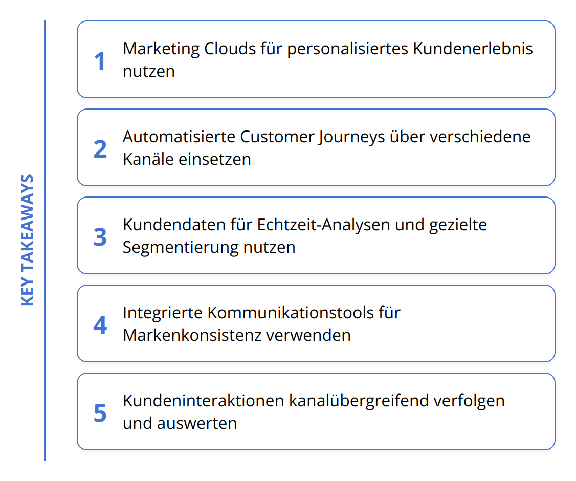 Key Takeaways - Marketing Clouds: Anwendungsfälle