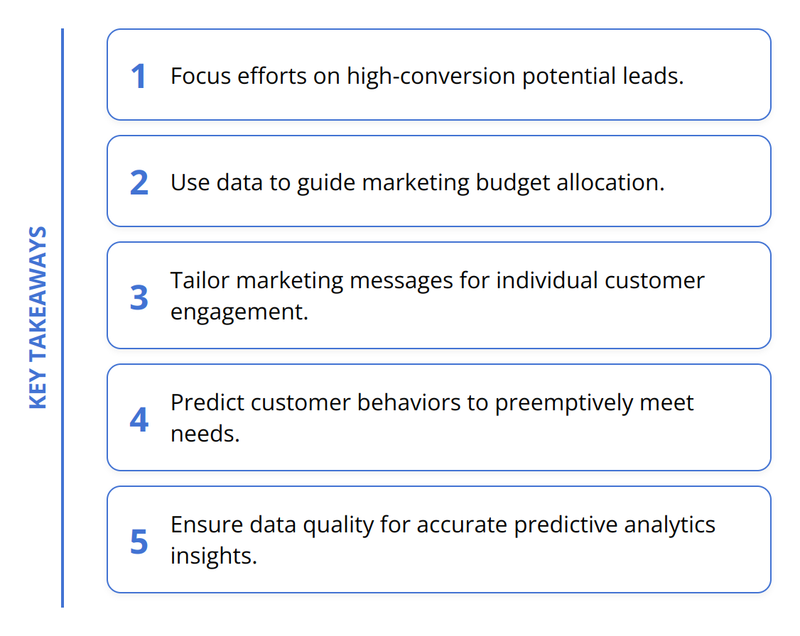 Key Takeaways - Predictive Analytics for B2B Sales and Marketing