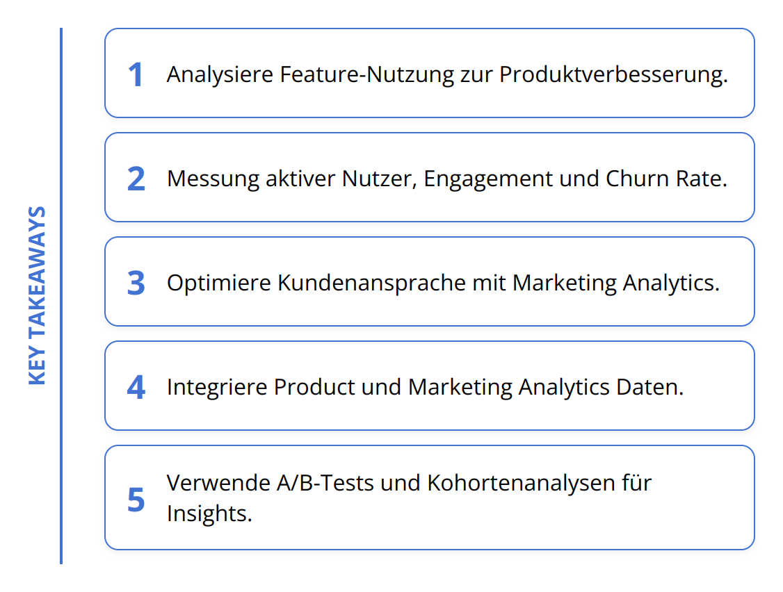Key Takeaways - Product Analytics vs Marketing Analytics: Die Unterschiede