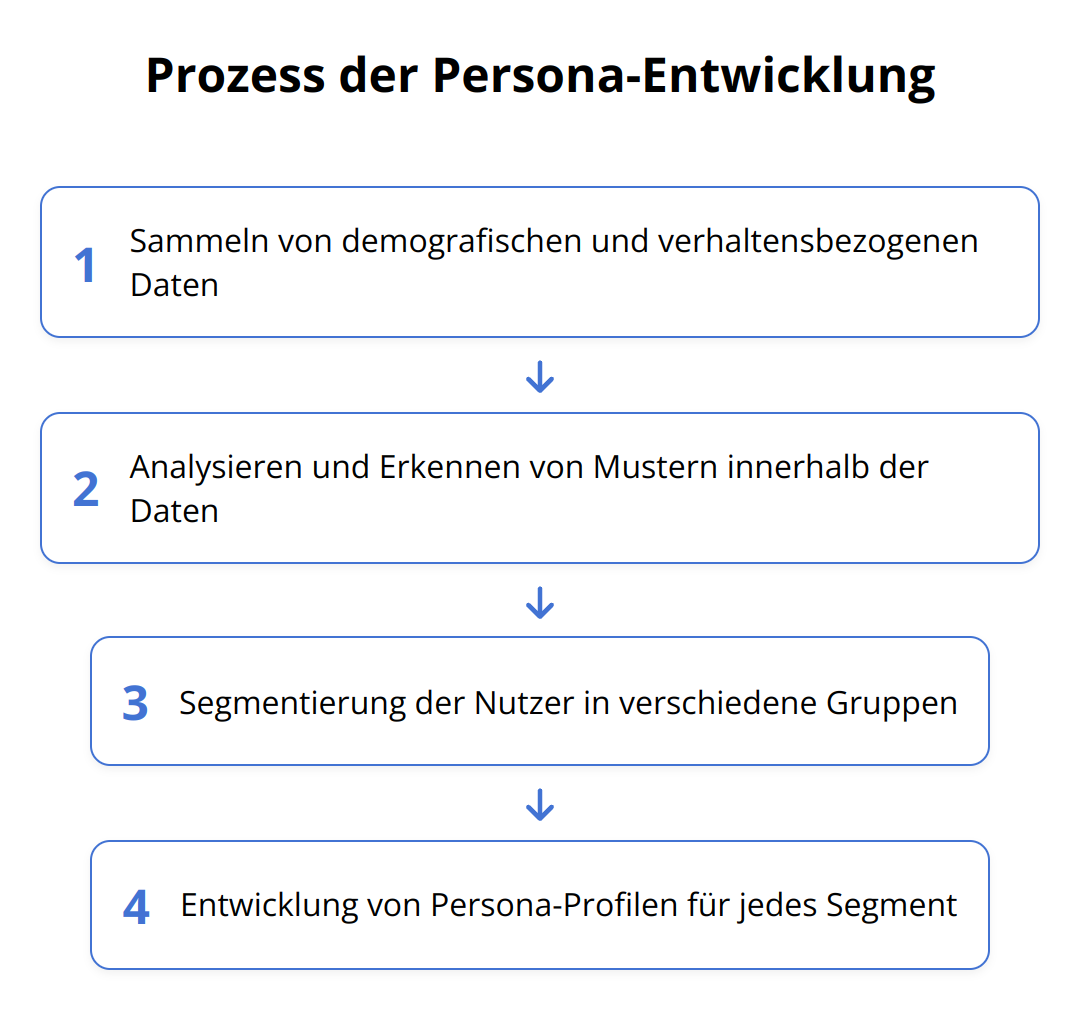 Flow Chart - Prozess der Persona-Entwicklung