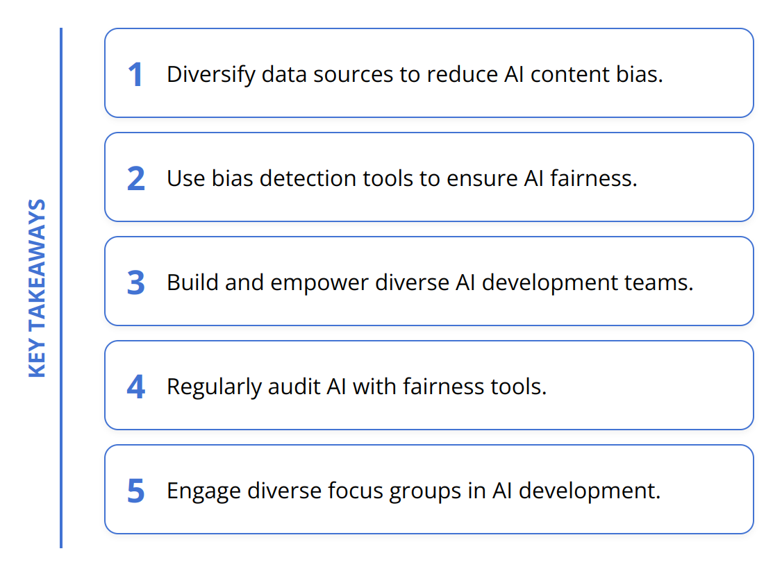 Key Takeaways - How to Ensure Diversity in AI Content