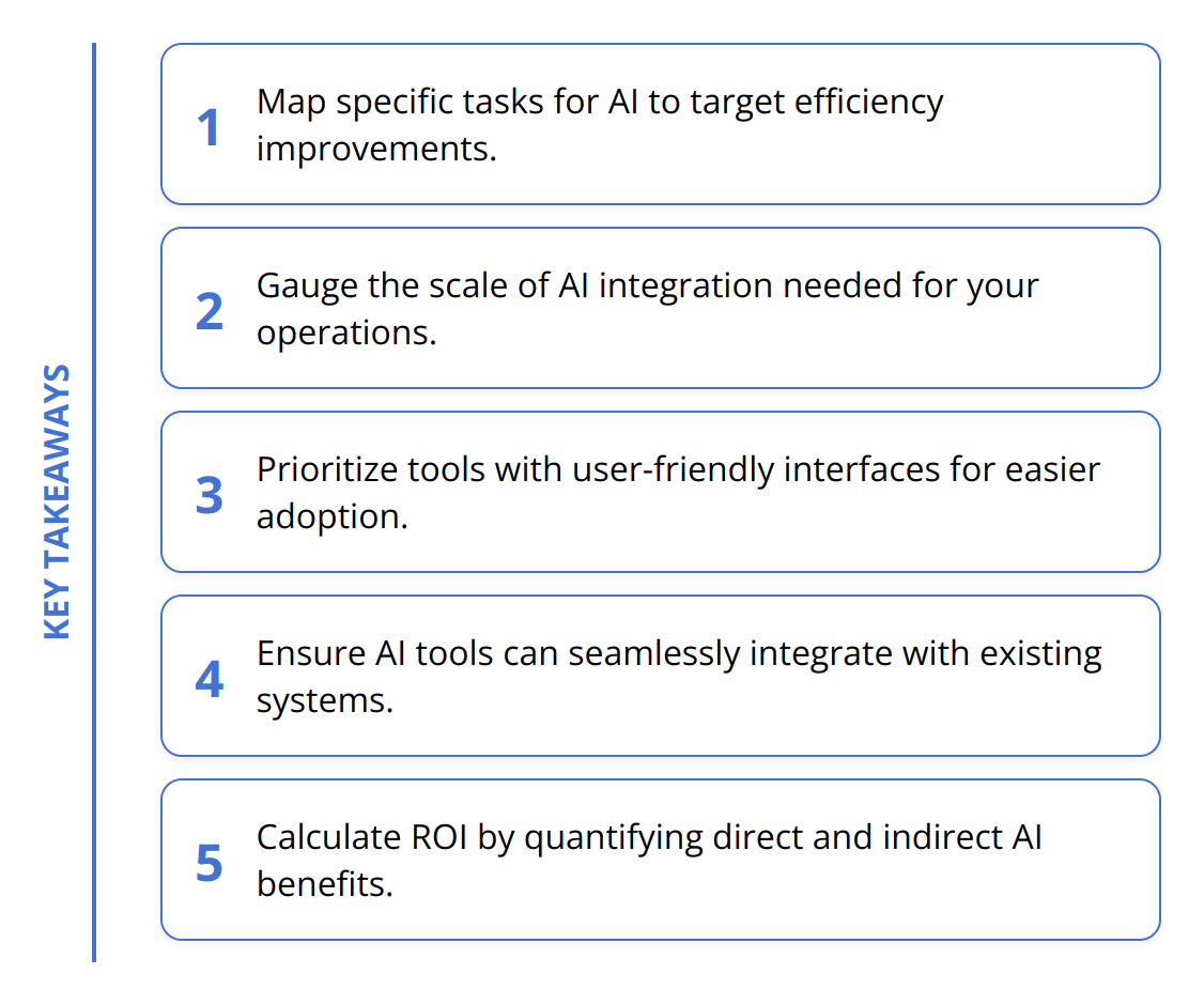 Key Takeaways - How to Pick the Right AI Tool in 2024