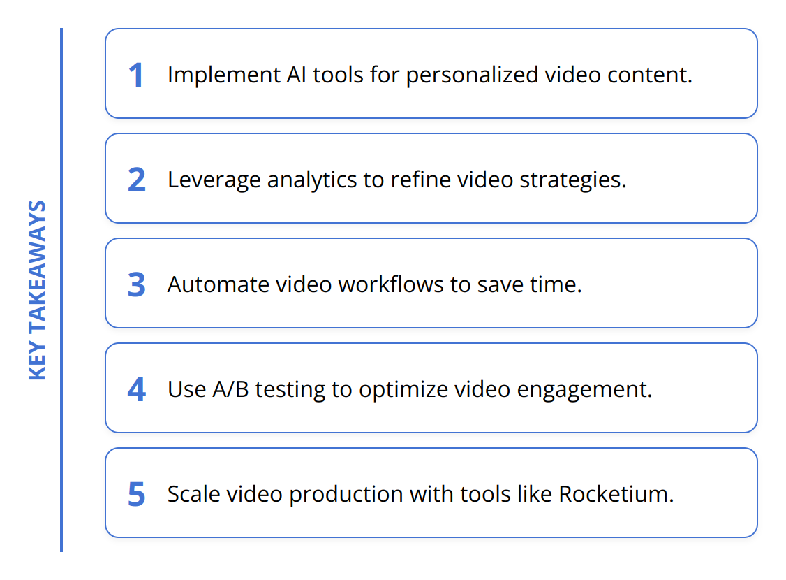 Key Takeaways - Automated Video Marketing Growth: Essential Guide