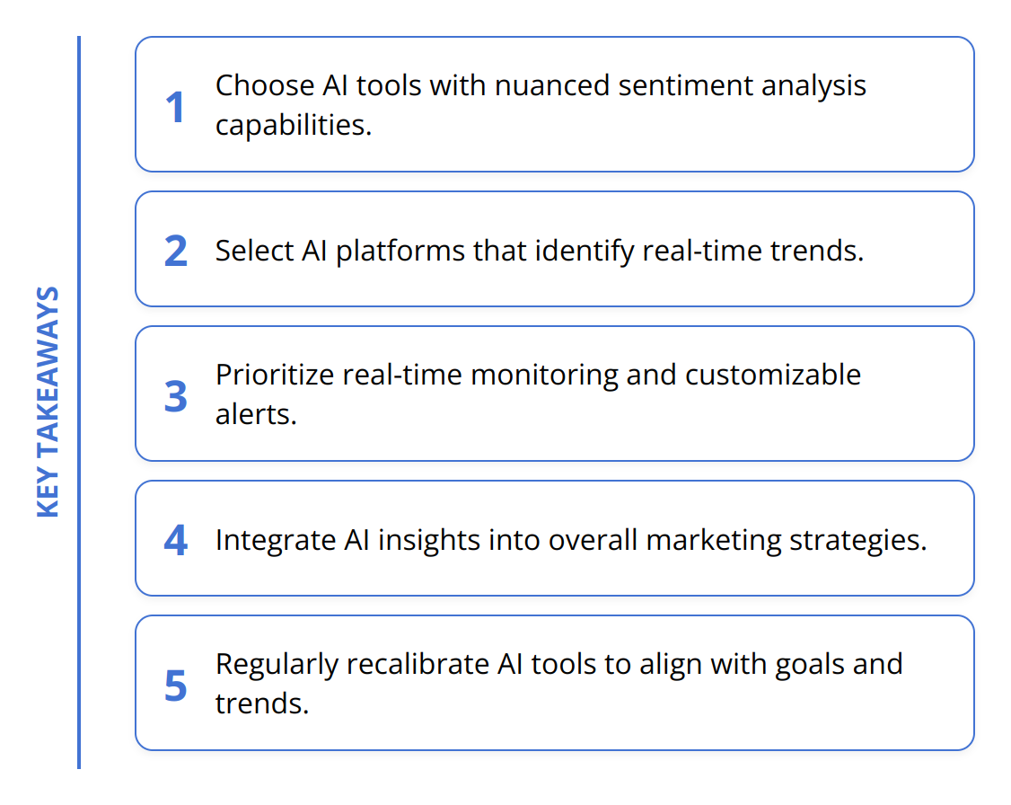 Key Takeaways - How to Monitor Social Media Effectively with AI