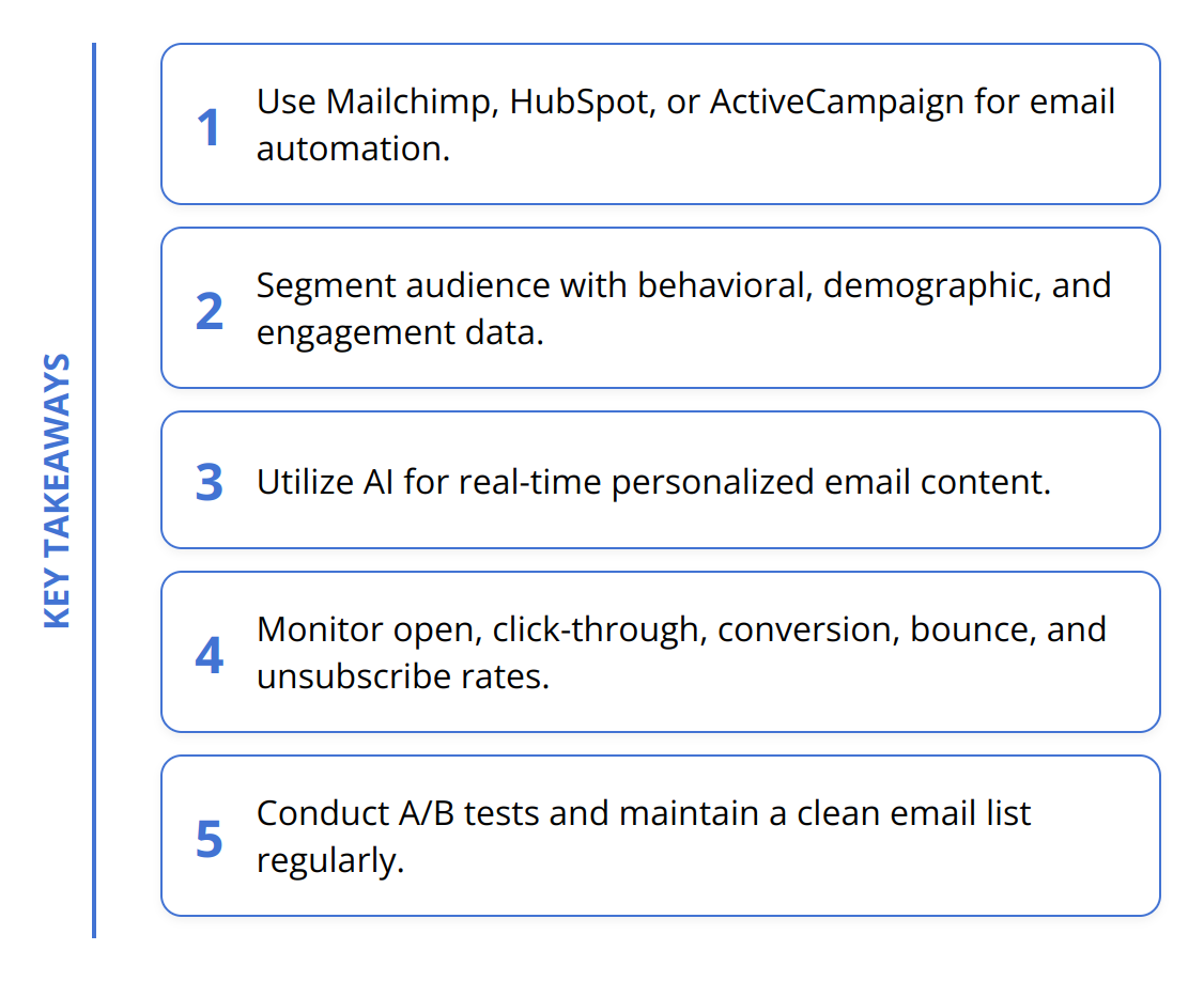 Key Takeaways - How to Run Autonomous Email Campaigns with AI