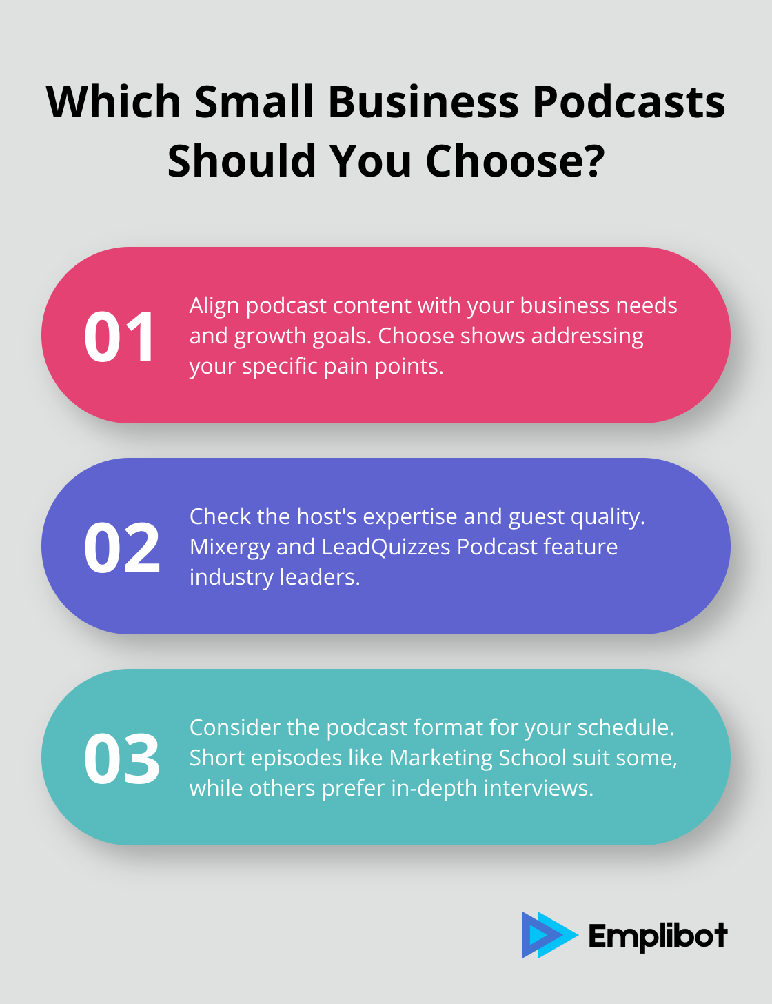 Fact - Which Small Business Podcasts Should You Choose?