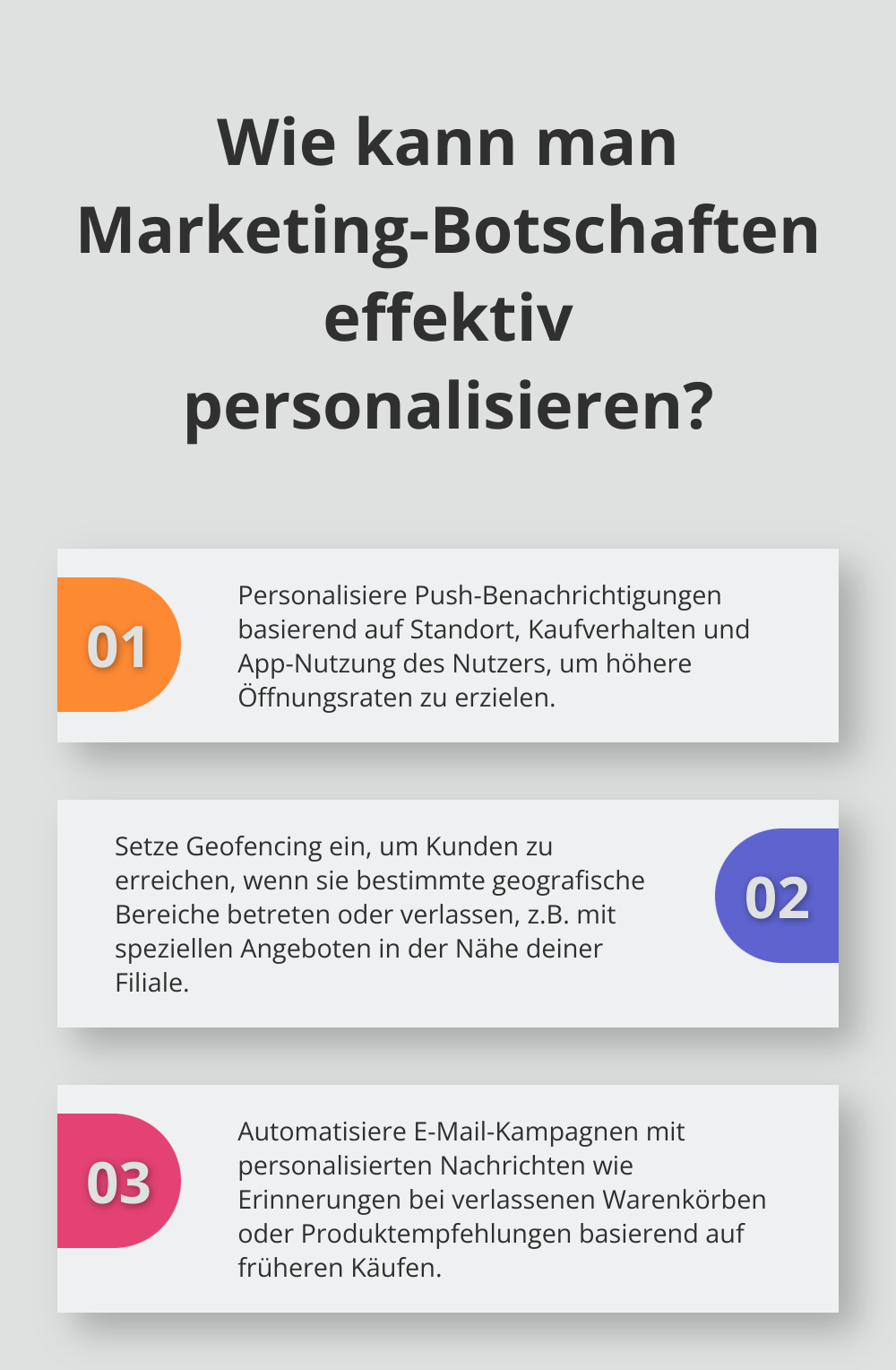 Fact - Wie kann man Marketing-Botschaften effektiv personalisieren?