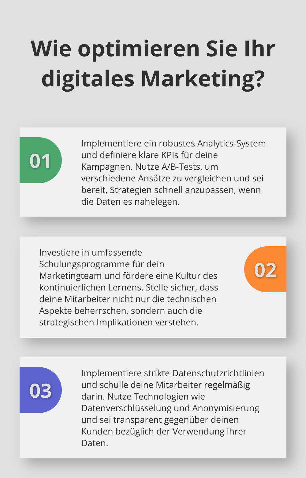 Fact - Wie optimieren Sie Ihr digitales Marketing?