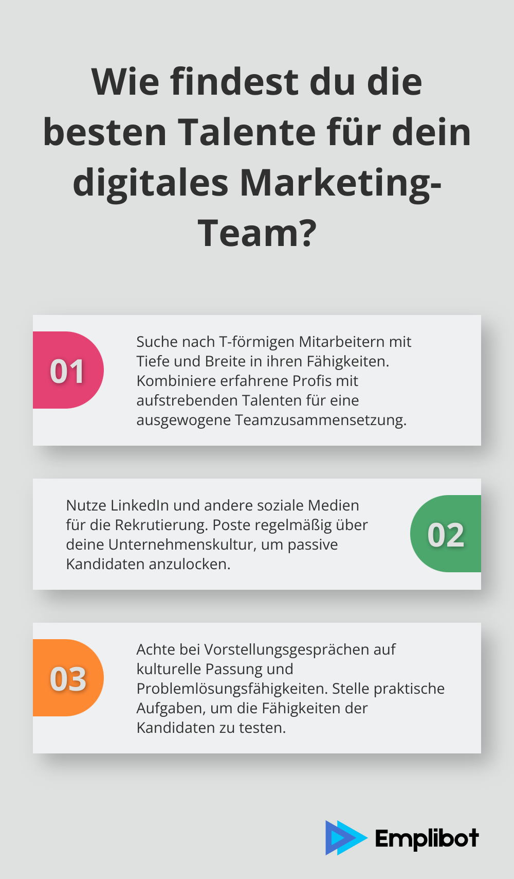 Fact - Wie findest du die besten Talente für dein digitales Marketing-Team?