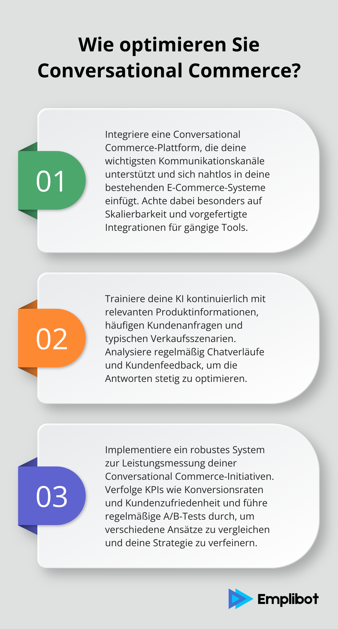 Infographic: Wie optimieren Sie Conversational Commerce?