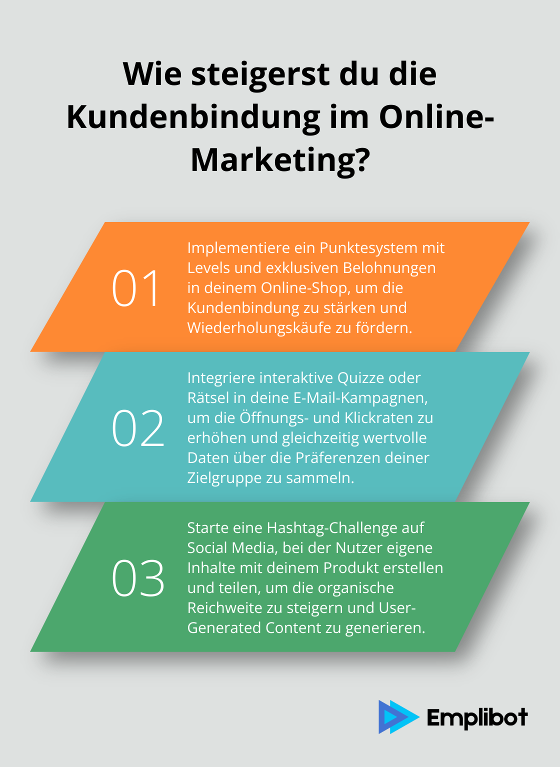 Infographic: Wie steigerst du die Kundenbindung im Online-Marketing?