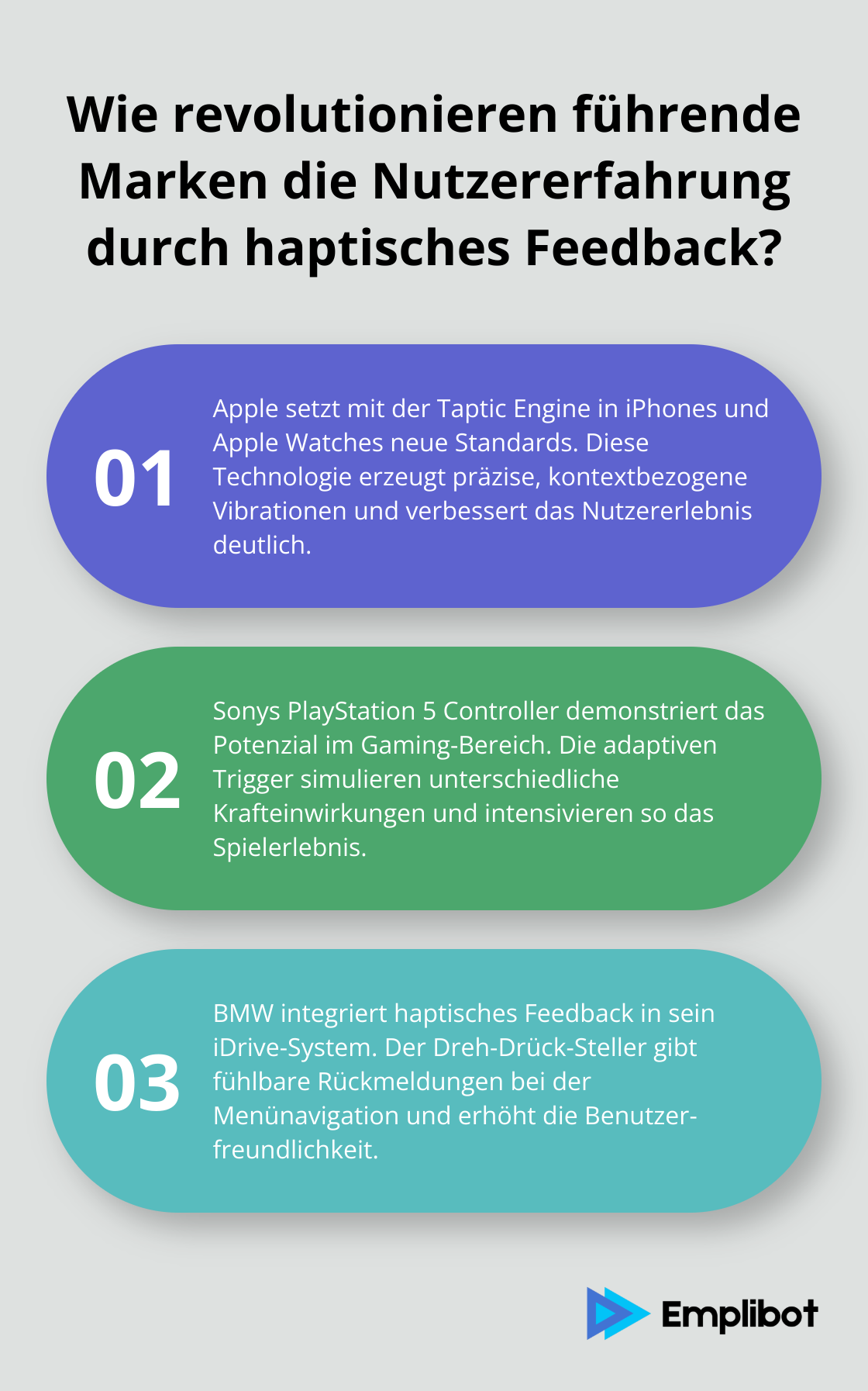 Infographic: Wie revolutionieren führende Marken die Nutzererfahrung durch haptisches Feedback?