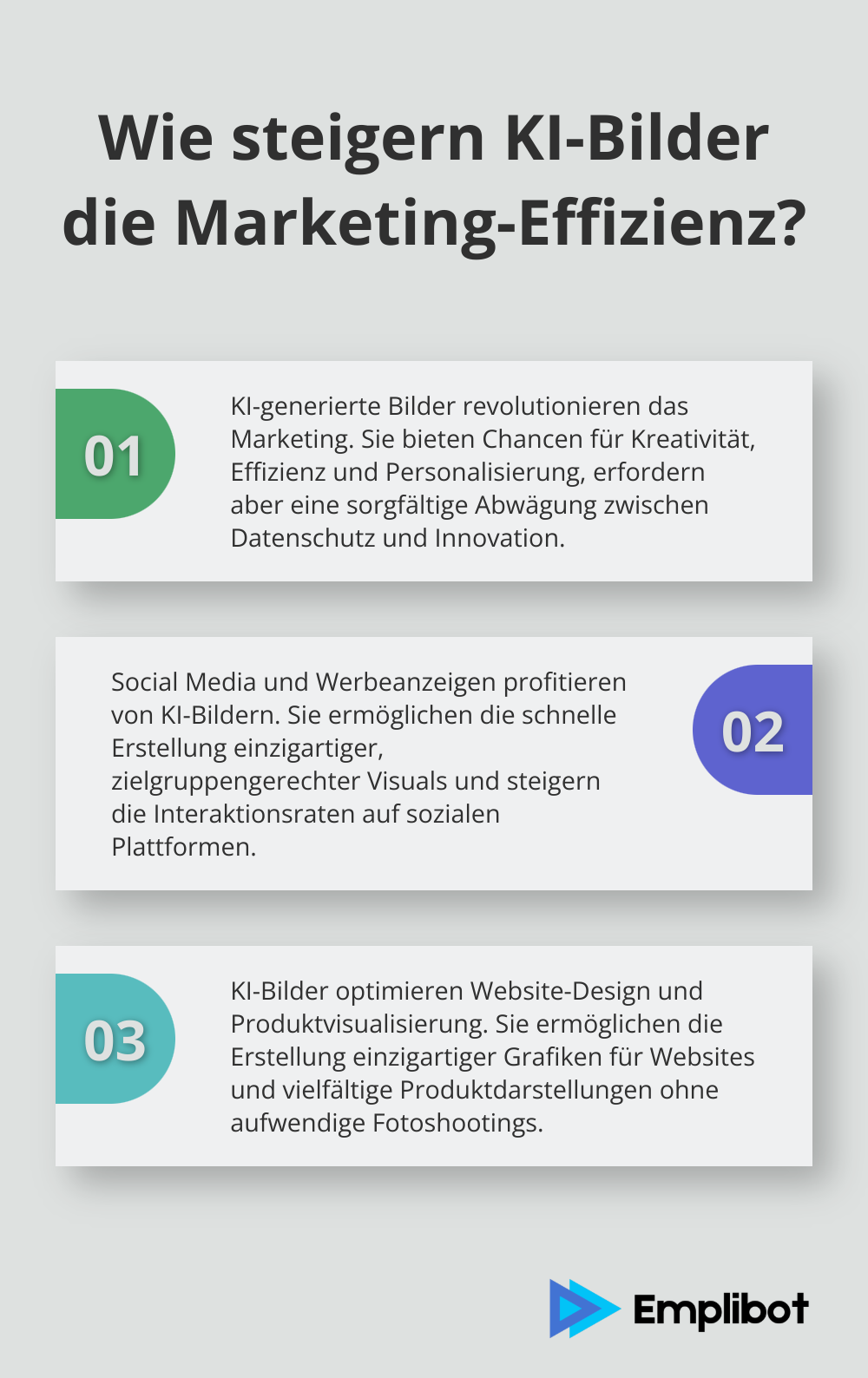 Infographic: Wie steigern KI-Bilder die Marketing-Effizienz? - KI-Bildgenerierung