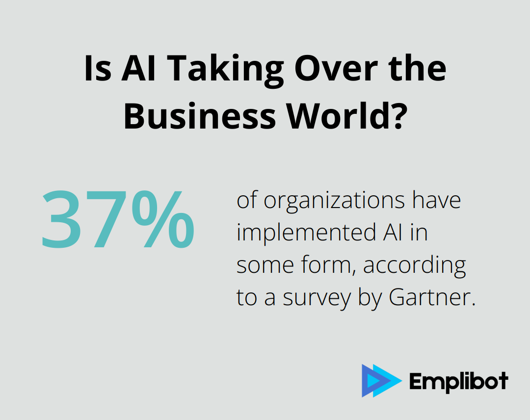 Infographic: Is AI Taking Over the Business World? - ai virtual assistant for small business