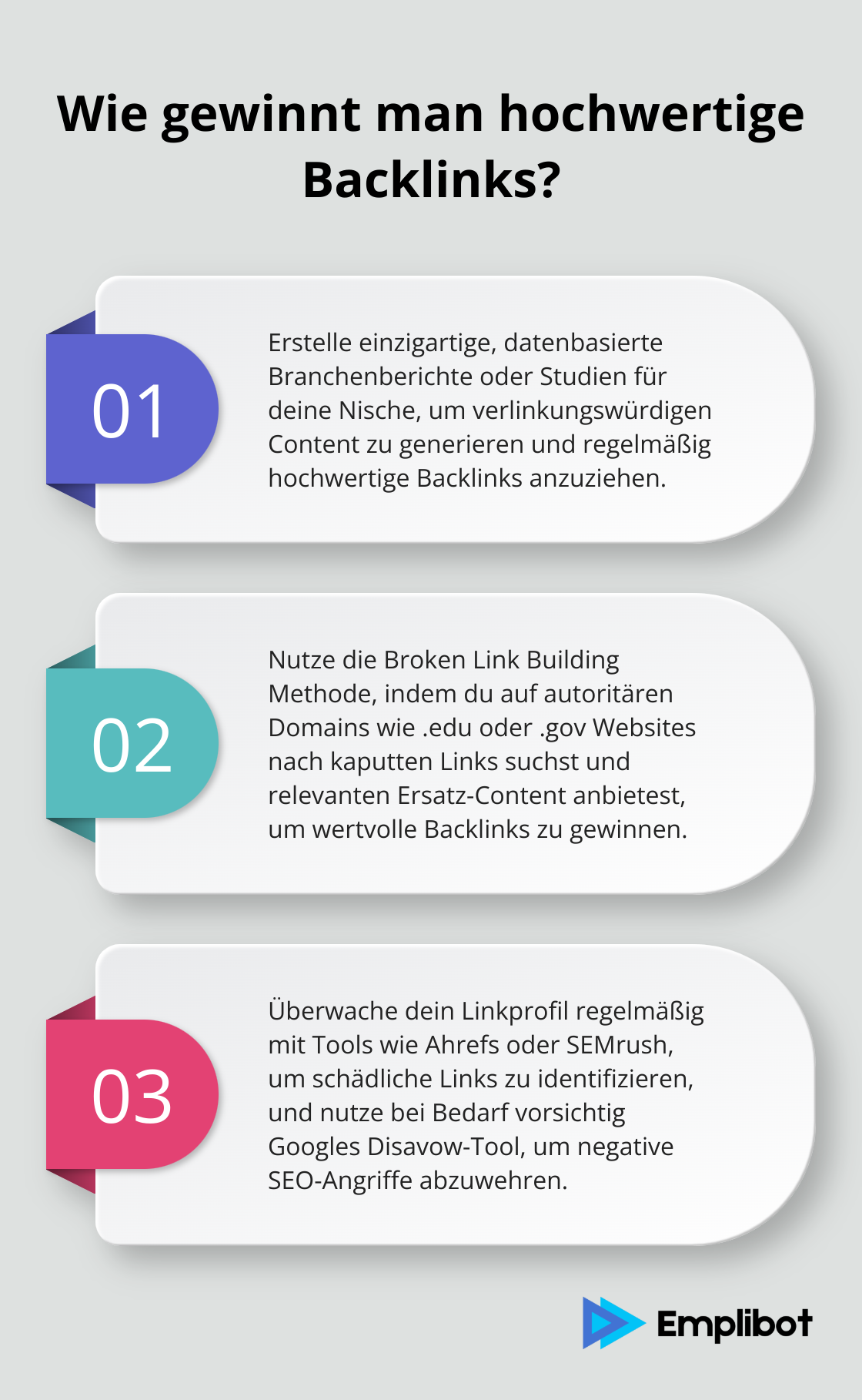 Infographic: Wie gewinnt man hochwertige Backlinks?