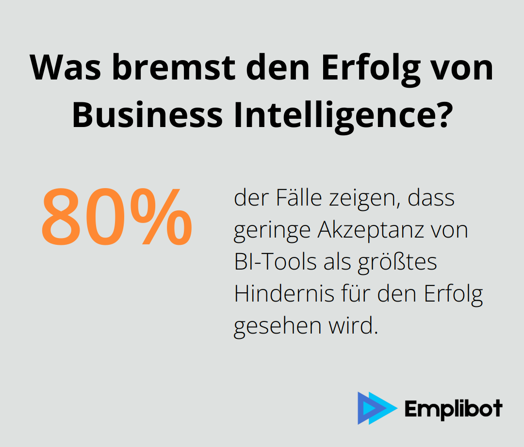 Infographic: Was bremst den Erfolg von Business Intelligence? - business intelligence tools vergleich