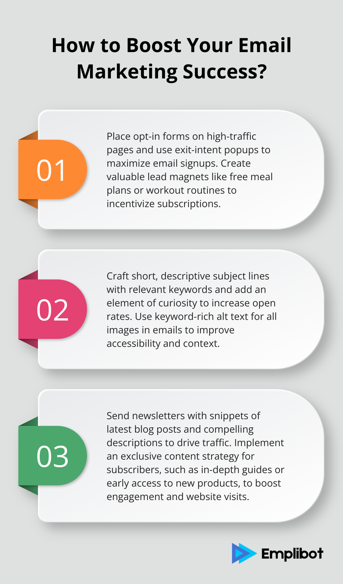 Infographic: How to Boost Your Email Marketing Success?