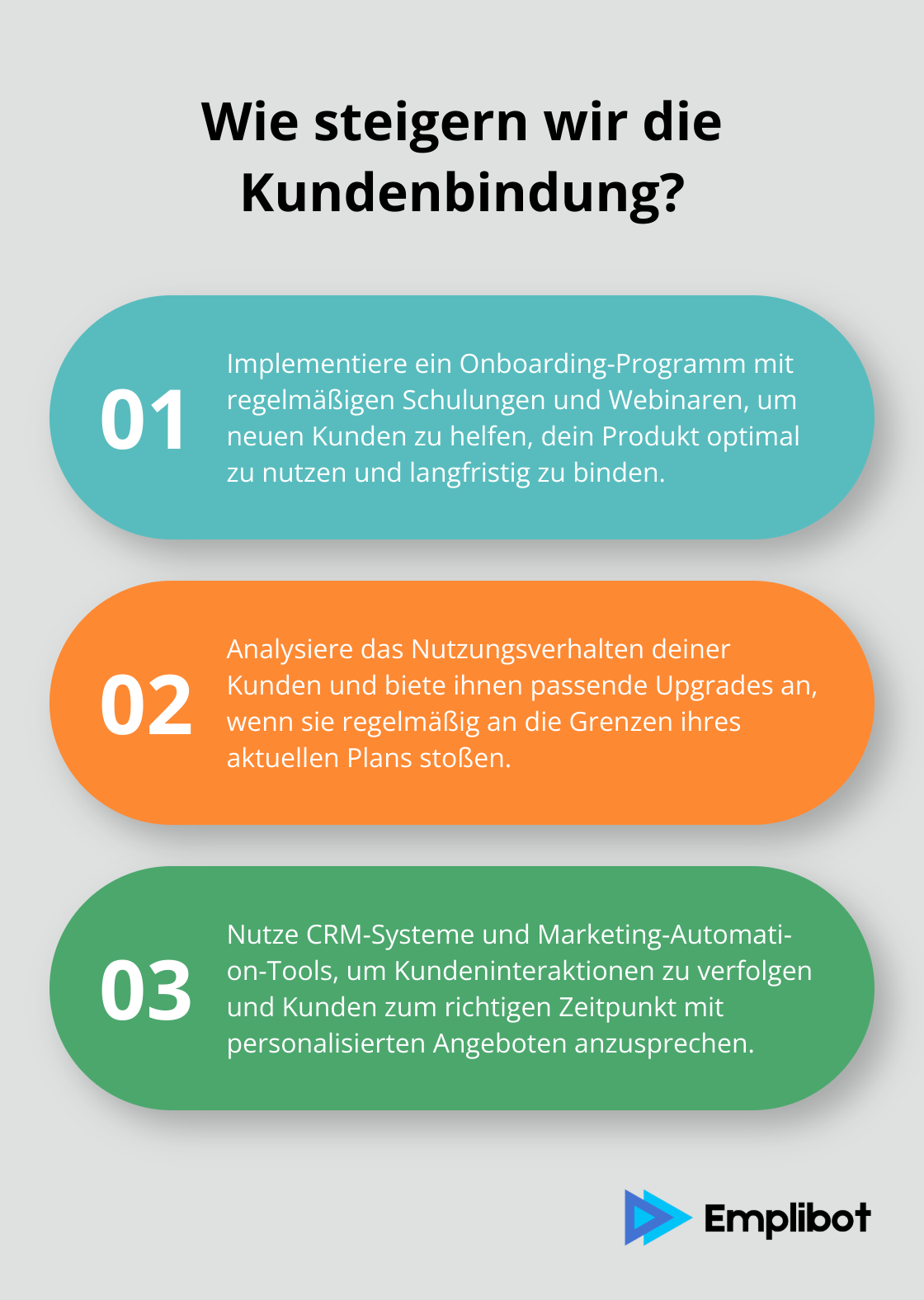 Infographic: Wie steigern wir die Kundenbindung?