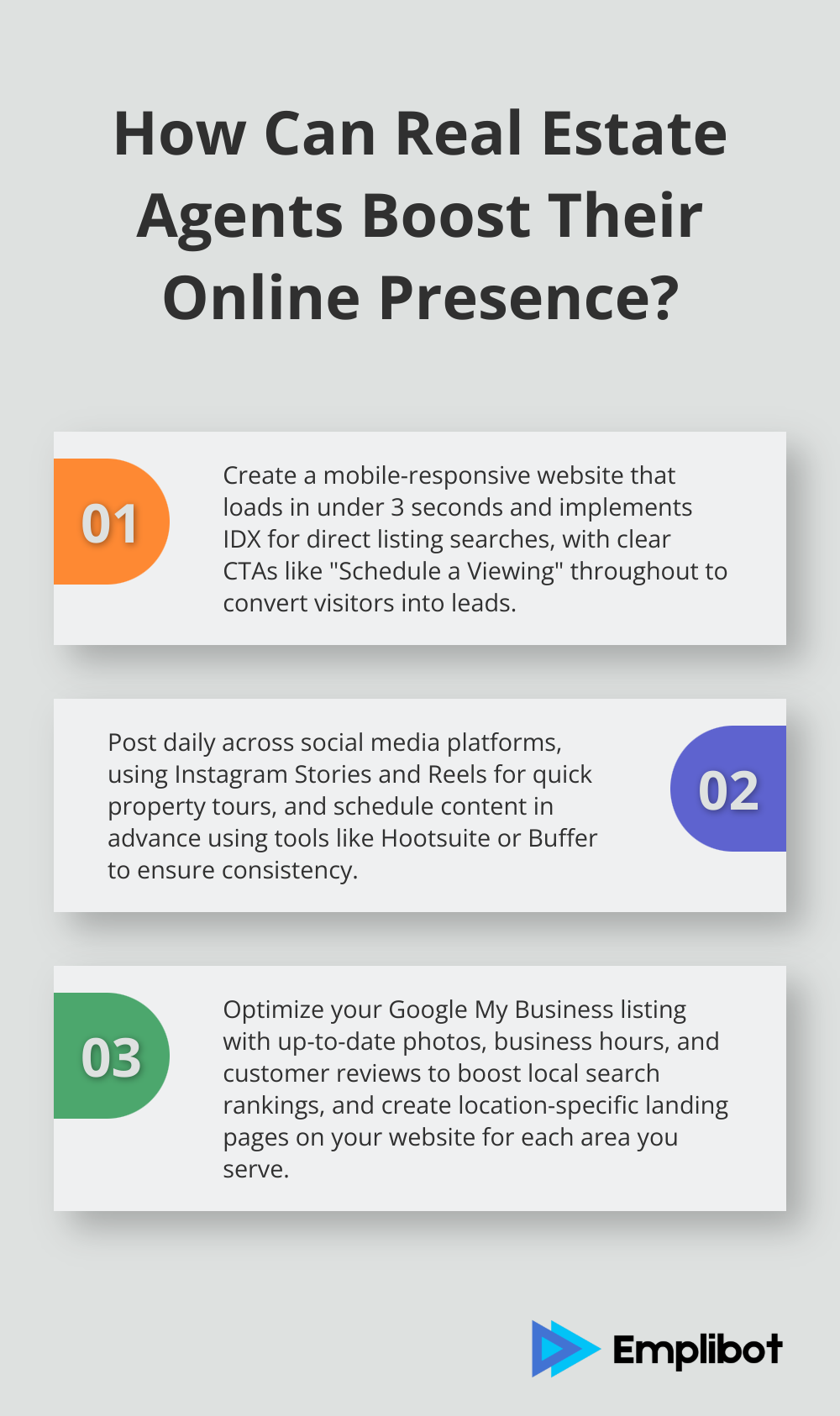 Infographic: How Can Real Estate Agents Boost Their Online Presence?