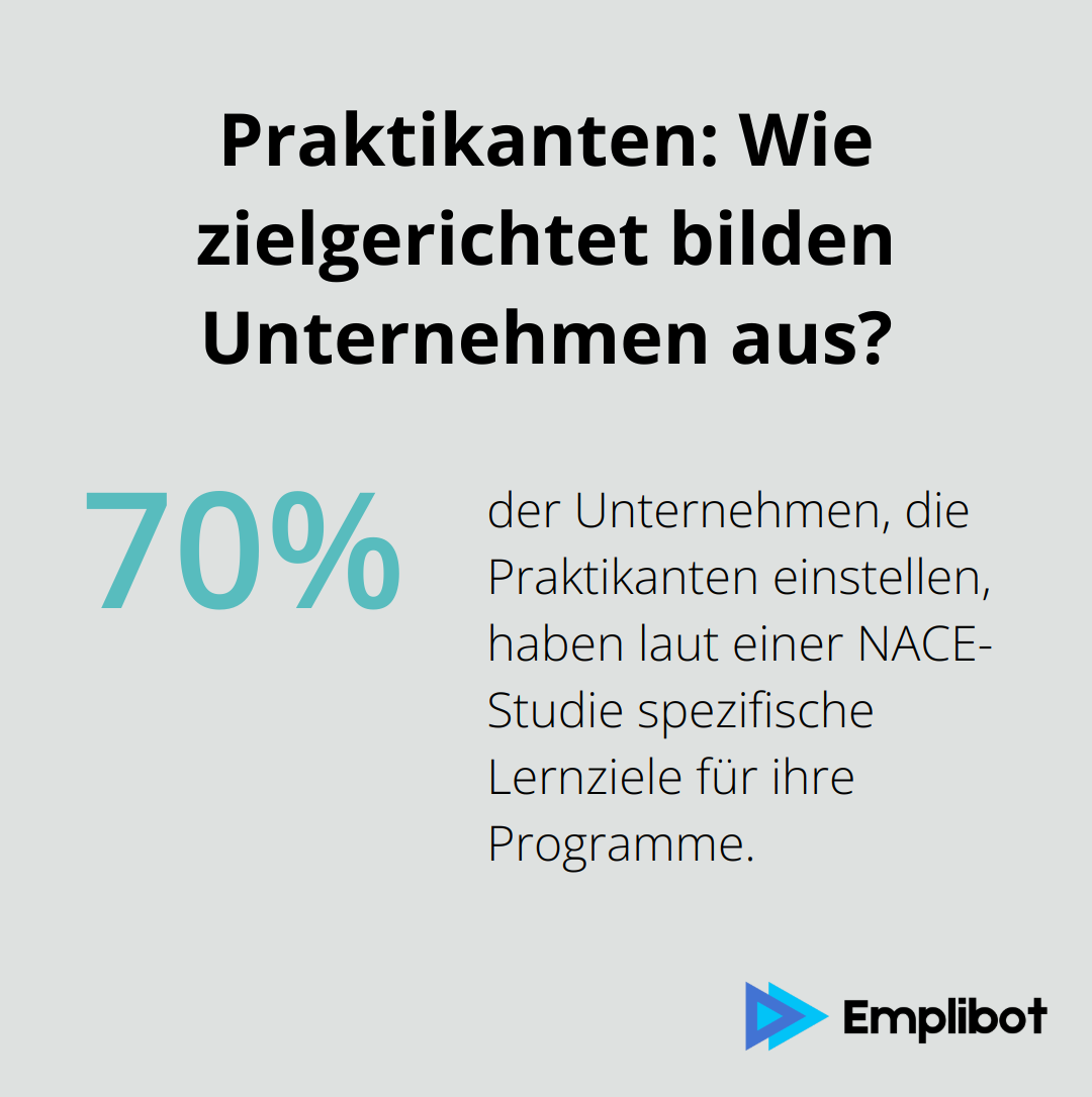 Infographic: Praktikanten: Wie zielgerichtet bilden Unternehmen aus?