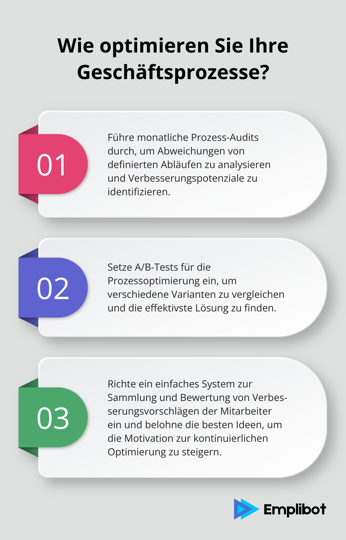 Infographic: Wie optimieren Sie Ihre Geschäftsprozesse?