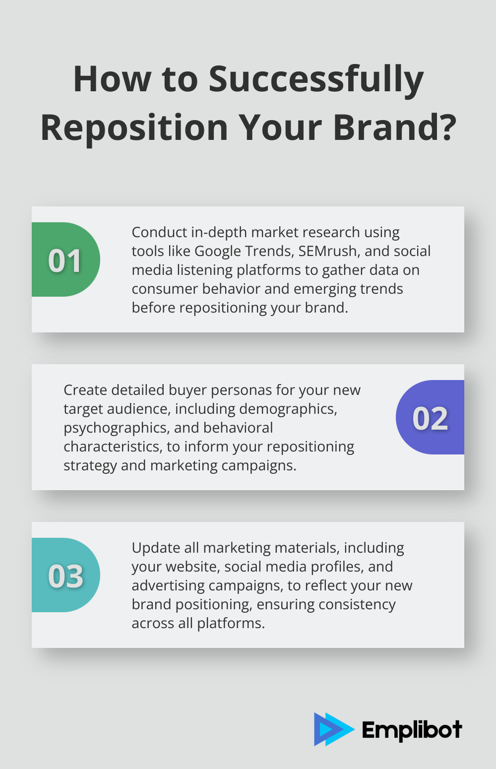 Infographic: How to Successfully Reposition Your Brand? - repositioning in marketing