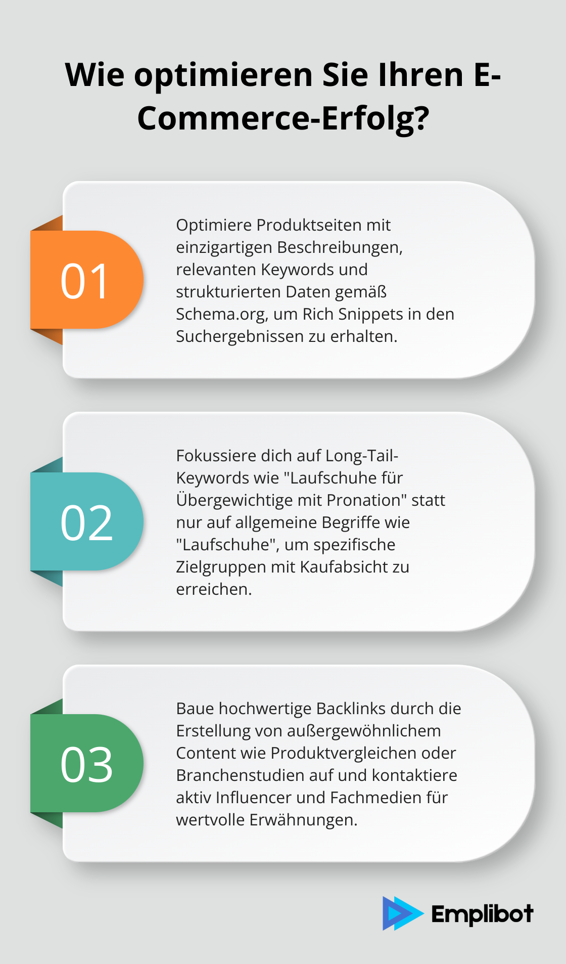 Infographic: Wie optimieren Sie Ihren E-Commerce-Erfolg? - seo für shops