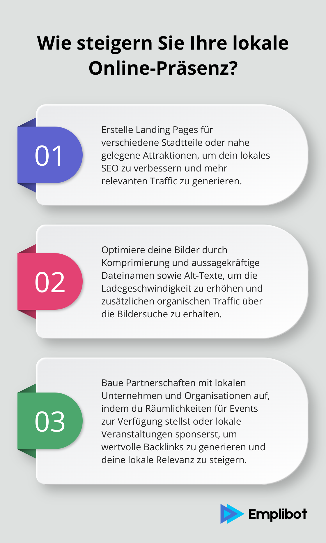 Infographic: Wie steigern Sie Ihre lokale Online-Präsenz?