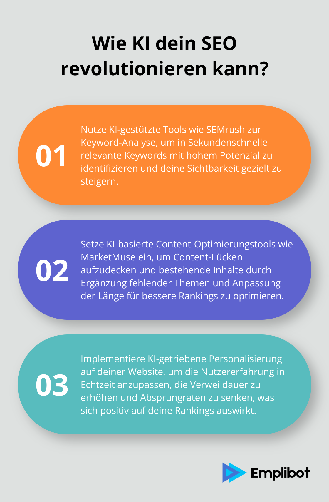 Infographic: Wie KI dein SEO revolutionieren kann?