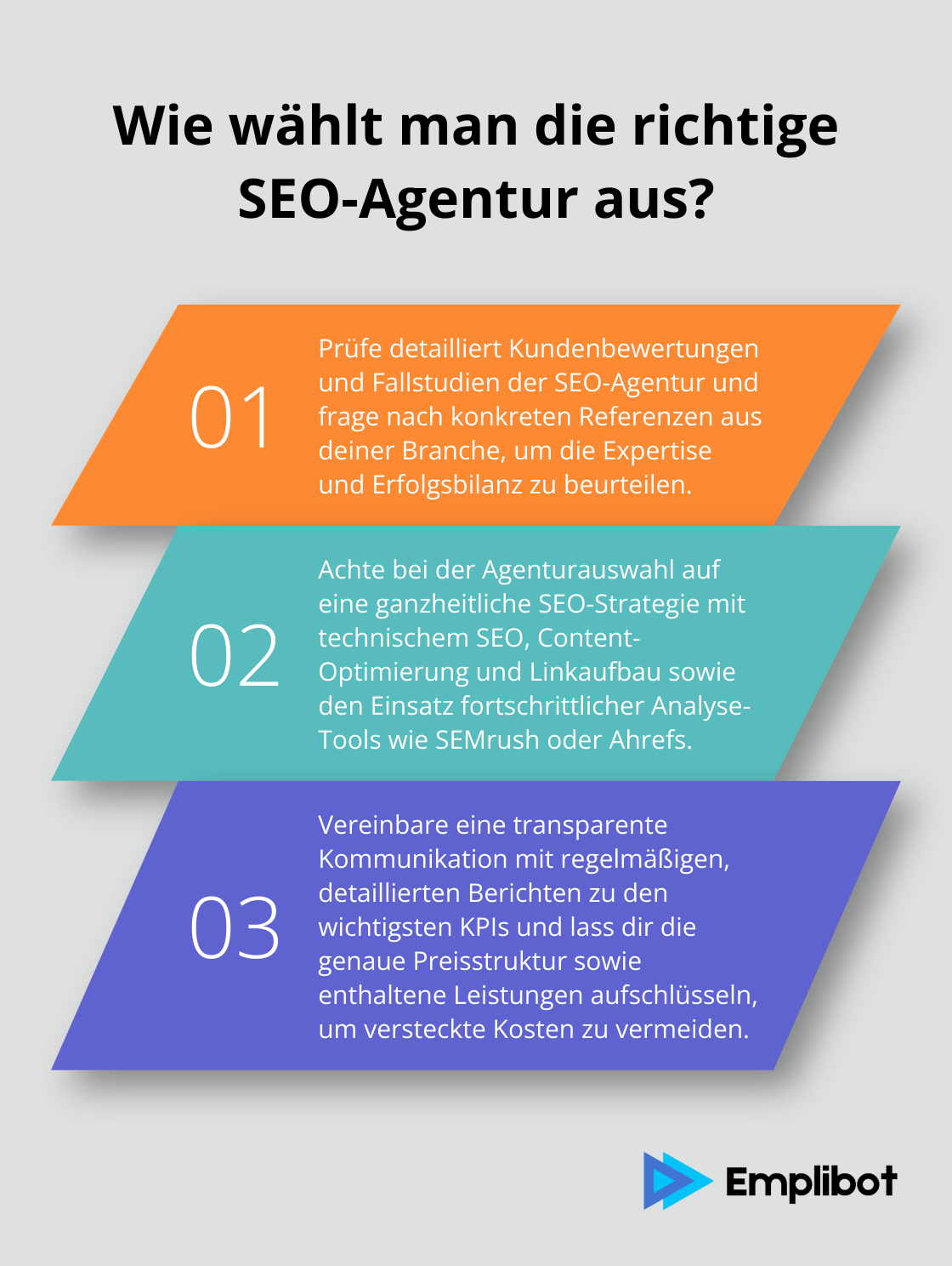 Infographic: Wie wählt man die richtige SEO-Agentur aus? - suchmaschinenoptimierung agenturen