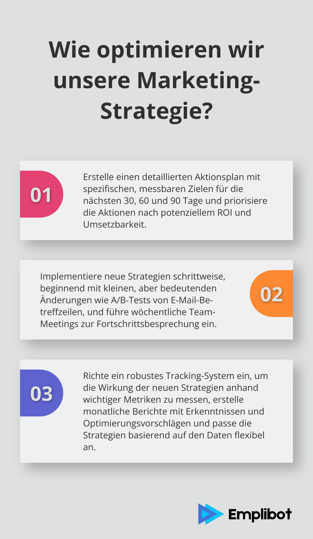 Infographic: Wie optimieren wir unsere Marketing-Strategie? - workshop marketing digital